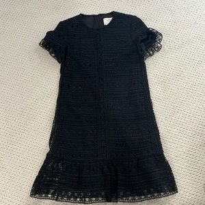 Kate spade black lace dress